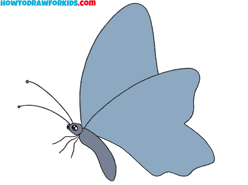 How to Draw a Butterfly Step by Step - Drawing Tutorial For Kids