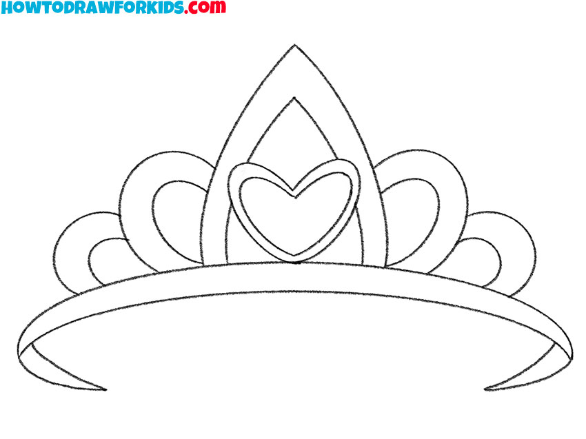 how to draw a queen crown for beginners