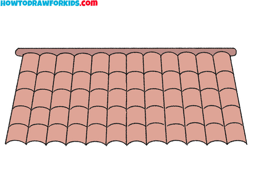 How To Draw A Roof Easy Drawing Tutorial For Kids   7 Roof Drawing Tutorial 