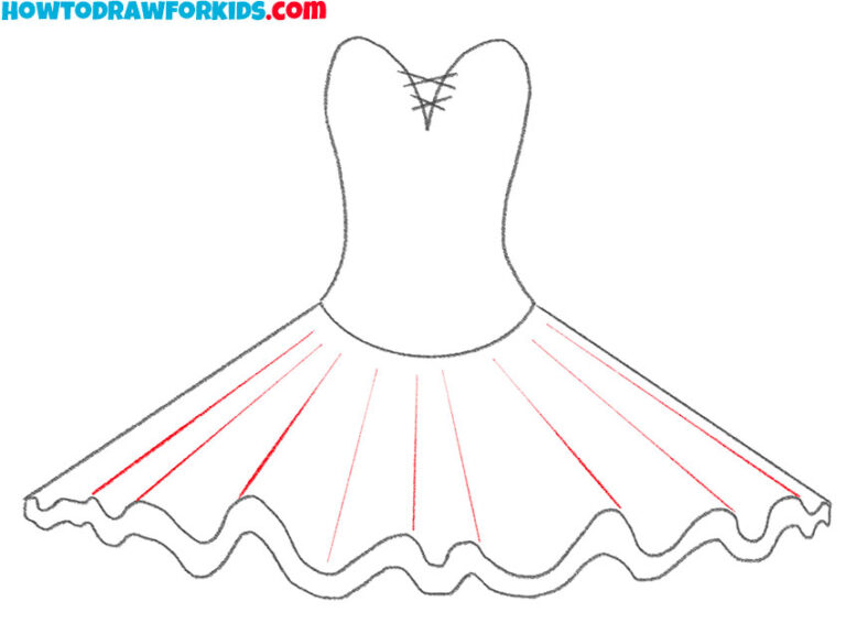 How to Draw a Tutu Easy Drawing Tutorial For Kids