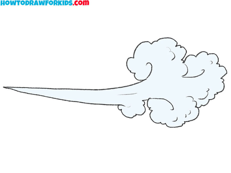 How to Draw the Wind Easy Drawing Tutorial For Kids