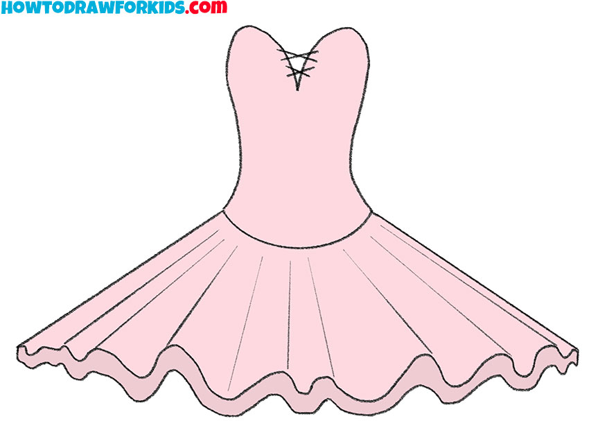 how to draw a tutu for kindergarten