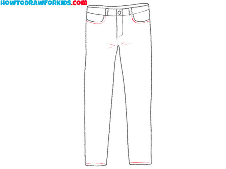 How to Draw Jeans Easy Drawing Tutorial For Kids
