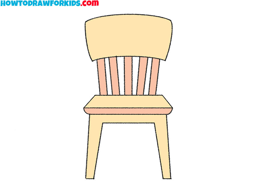 How to Draw an Easy Chair Easy Drawing Tutorial For Kids