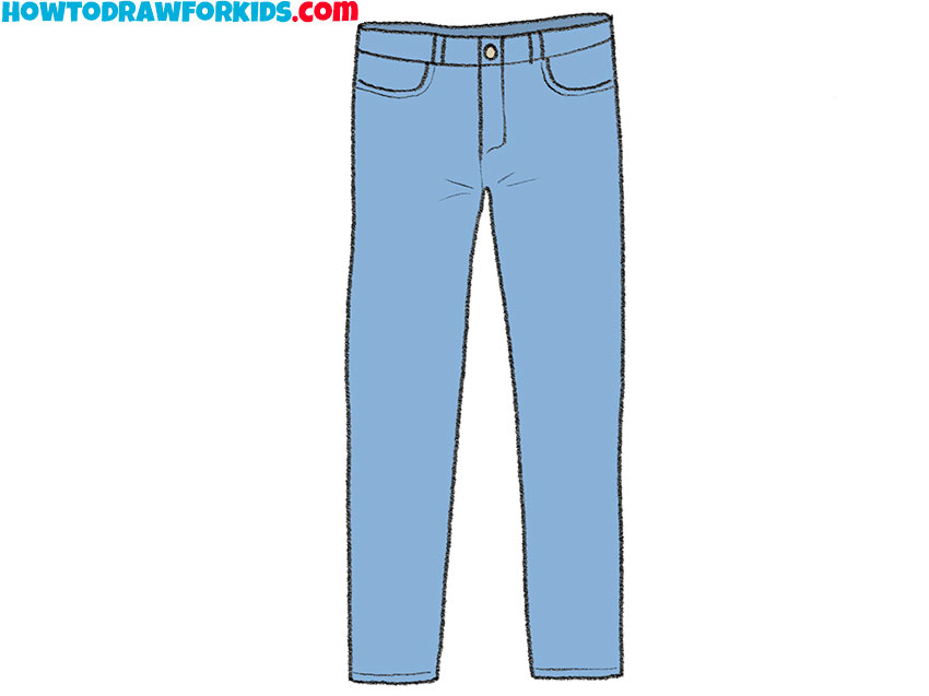 how to draw jeans