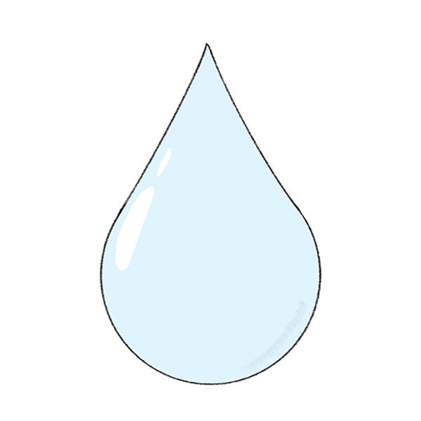 How to Draw a Drop of Water