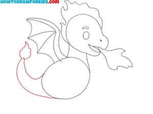 How to Draw a Fire Dragon - Easy Drawing Tutorial For Kids