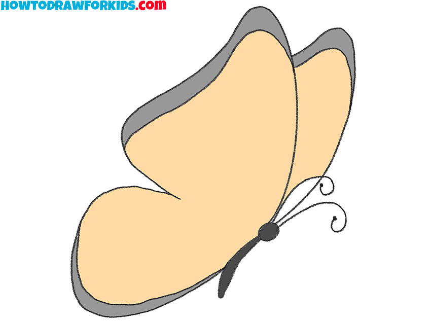 how to draw a butterfly featured image