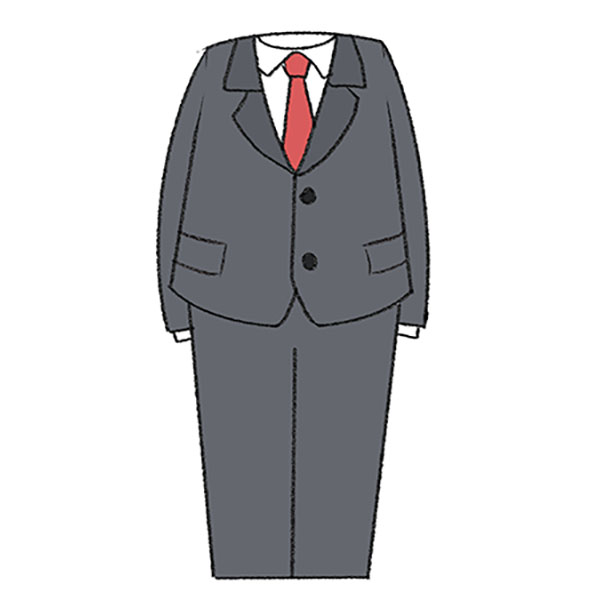 How to Draw a Suit Easy Drawing Tutorial For Kids