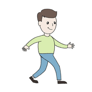 How to Draw a Walking Person