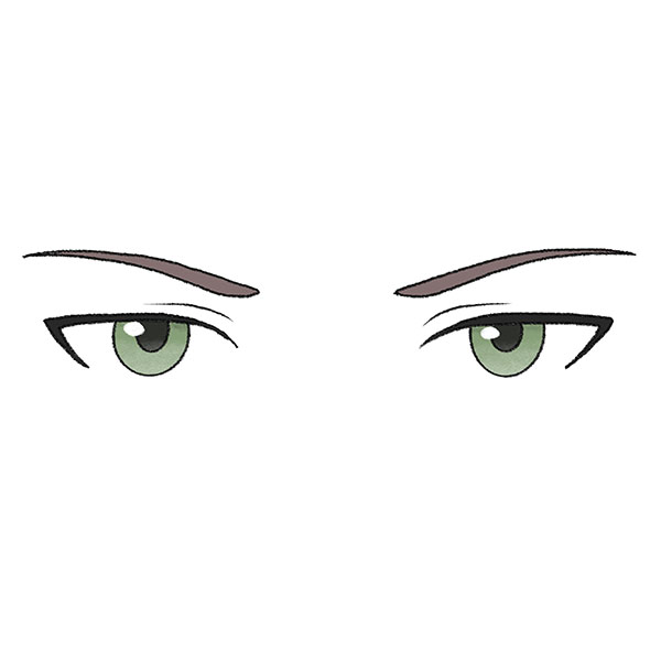 how to draw anime male eyes