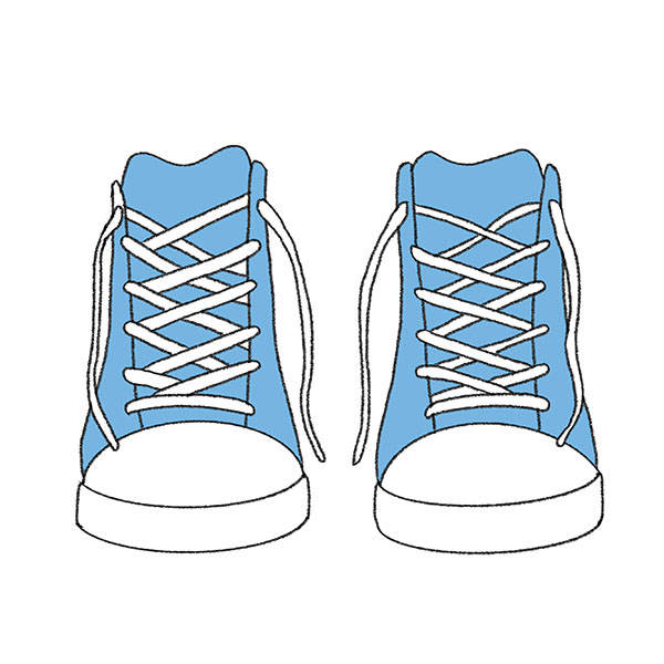 How to Draw Shoes from the Front