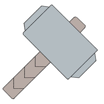 How to Draw Thor Hammer