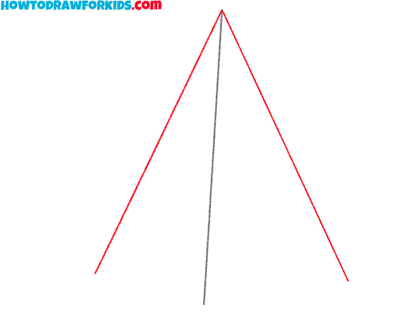 how to draw a 3d triangular pyramid