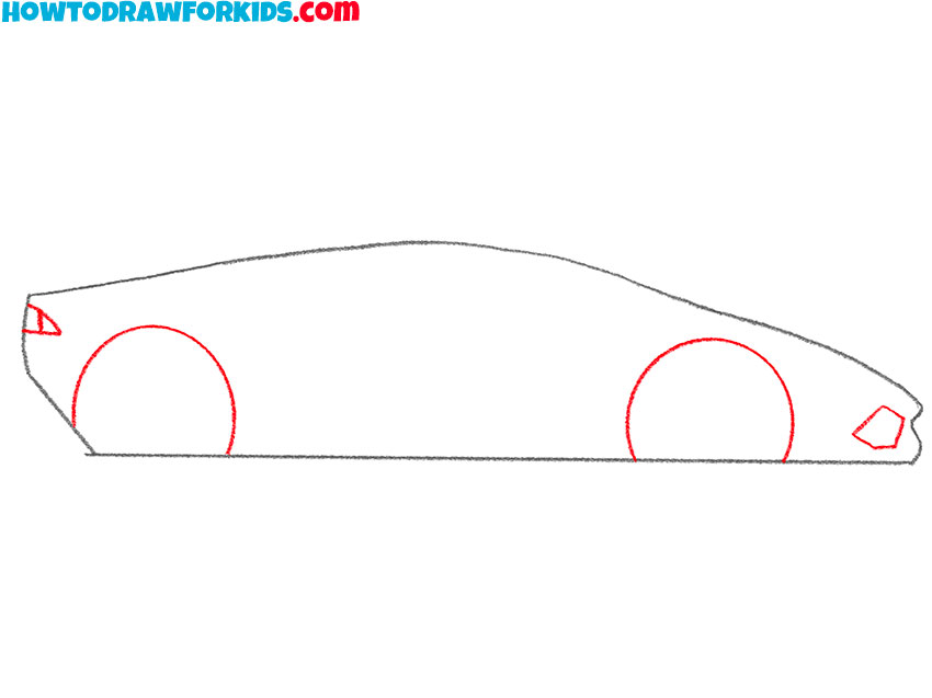 how to draw a realistic lamborghini step by step