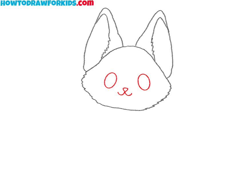 cartoon lynx drawing
