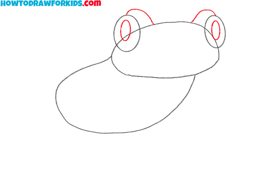 how to draw a cartoon tree frog
