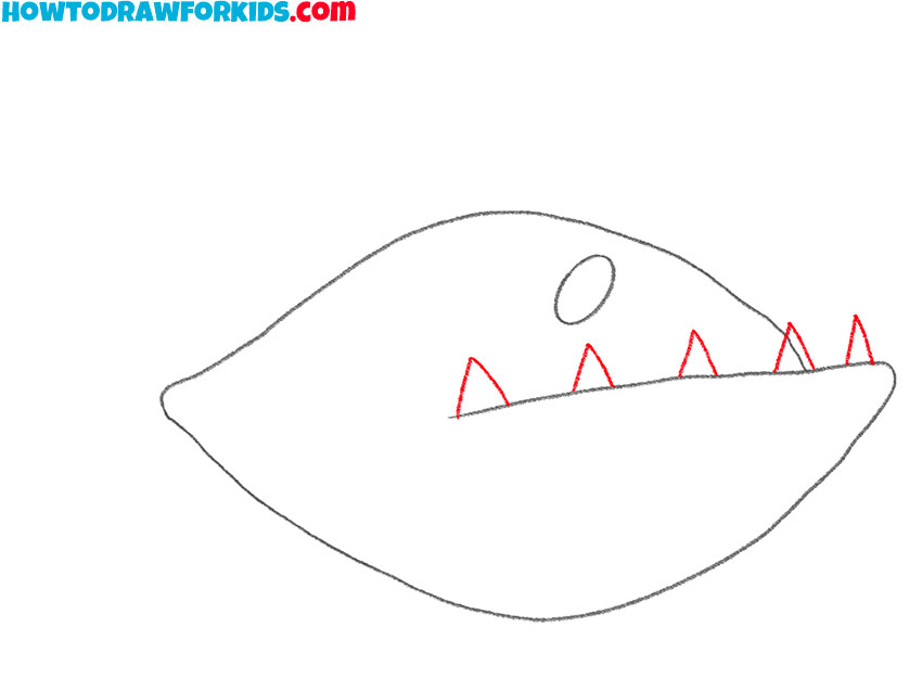 how to draw a cute angler fish