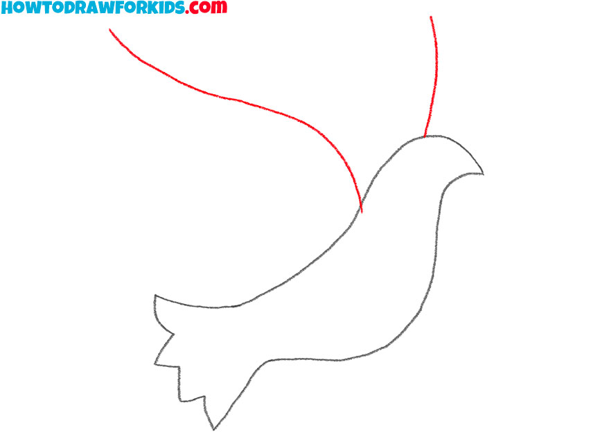 how to draw a dove art hub