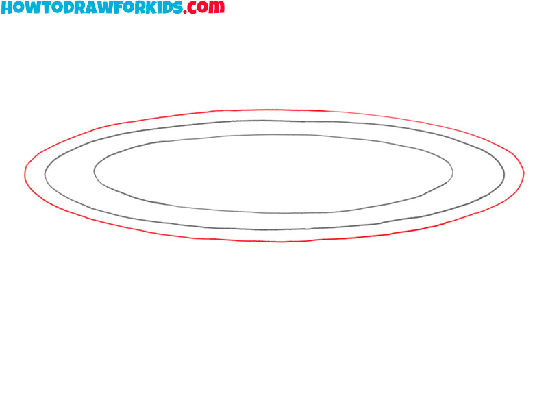 how to draw a trampoline for kids