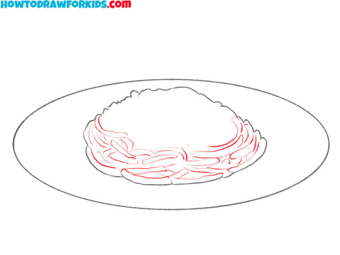 How to Draw Pasta Easy Drawing Tutorial For Kids