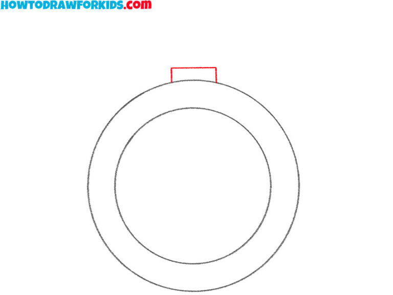How to Draw a Wedding Ring Easy Drawing Tutorial For Kids