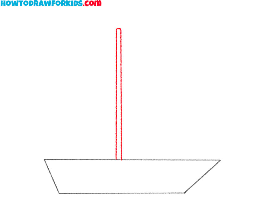 how to draw a boat simple