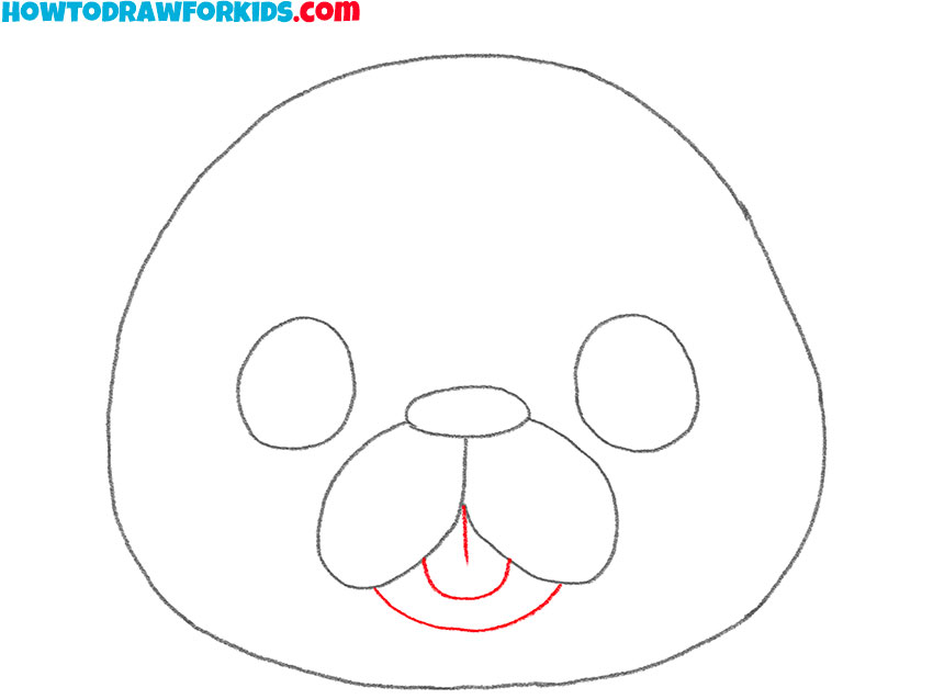 how to draw a realistic pug face