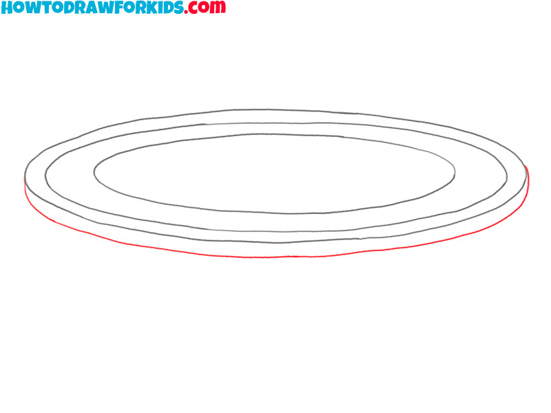 how to draw a trampoline for beginners