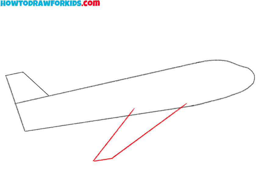 how to draw an airplane realistic