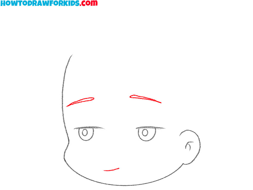 how to draw anime male face for beginners