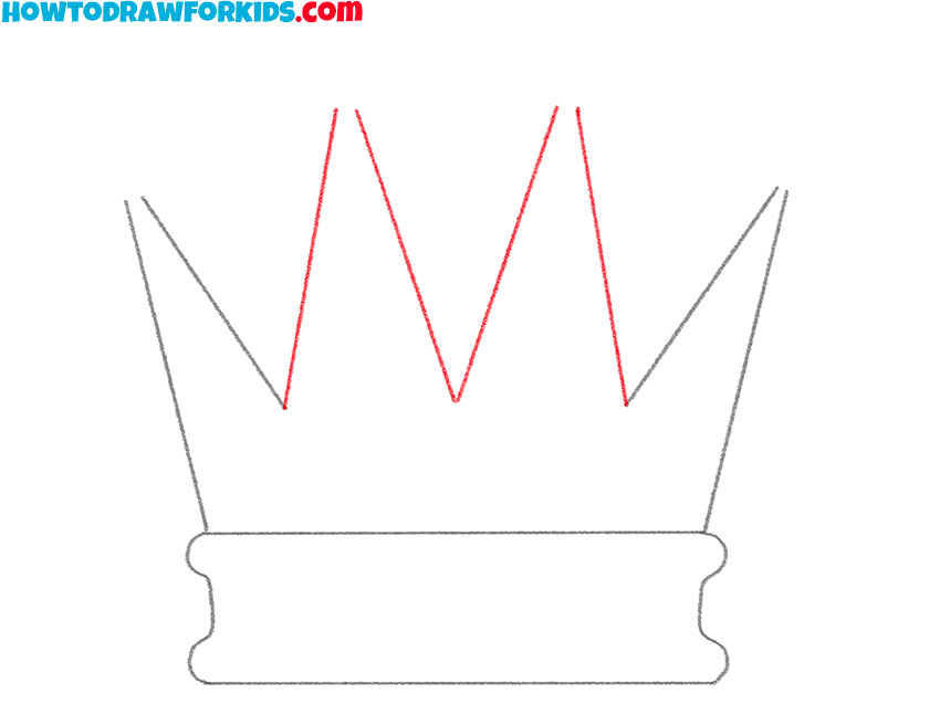 king crown drawing lesson