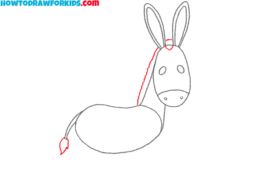 How to Draw an Easy Donkey Easy Drawing Tutorial For Kids