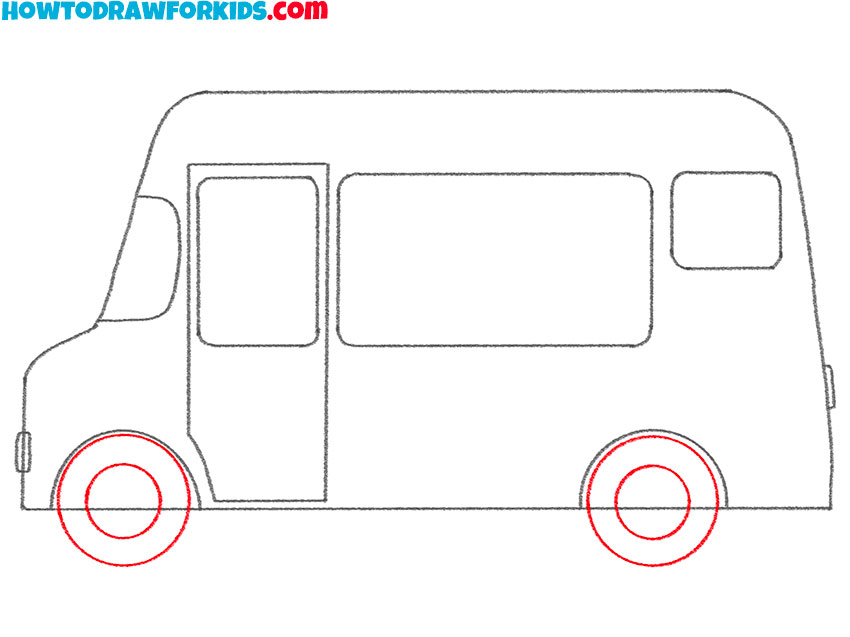 how to draw an ice cream truck for beginners