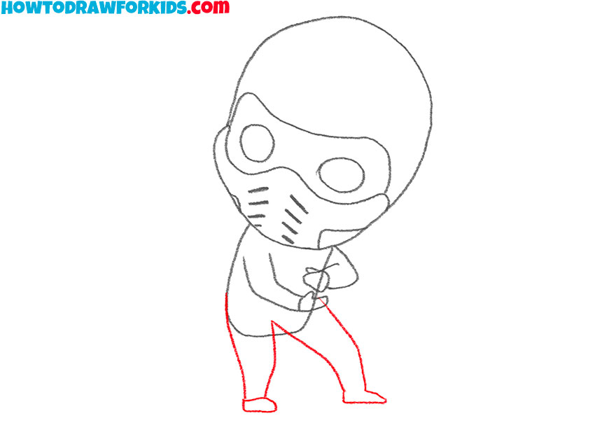 how to draw sub-zero for beginners