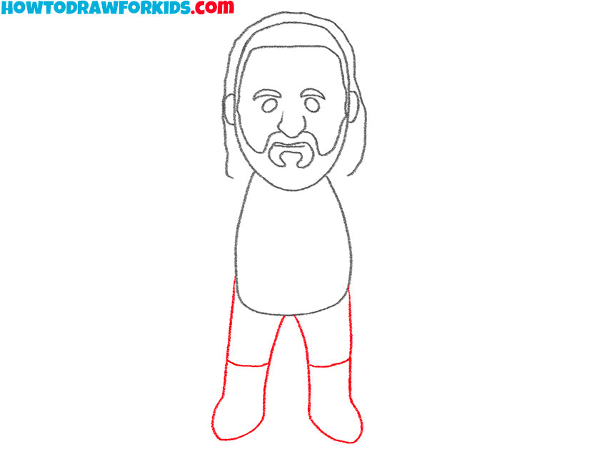 how to draw wwe superstar for beginners