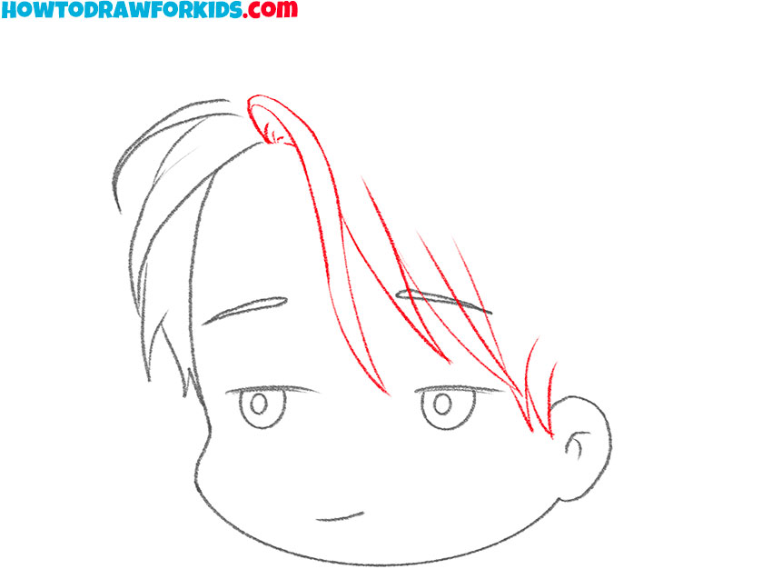 anime boy face drawing tutorial