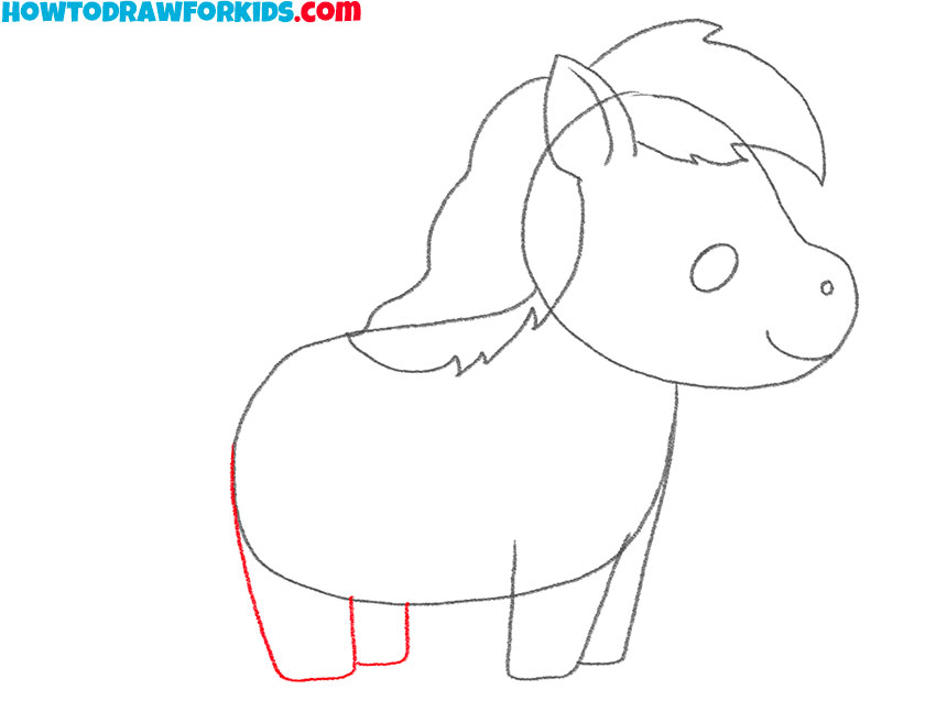 baby horse drawing lesson