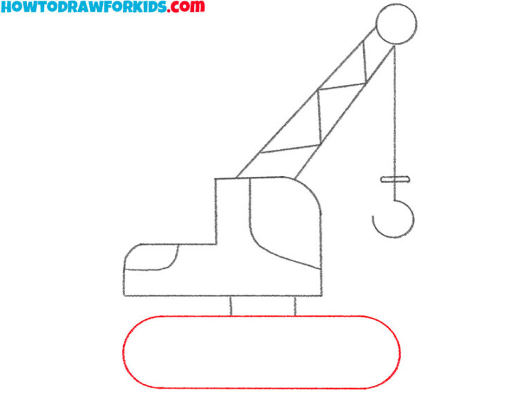 How to Draw a Crane Easy Drawing Tutorial For Kids