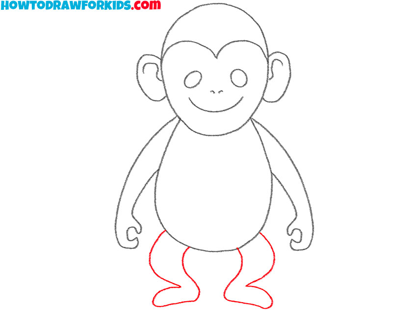 cute monkey drawing lesson