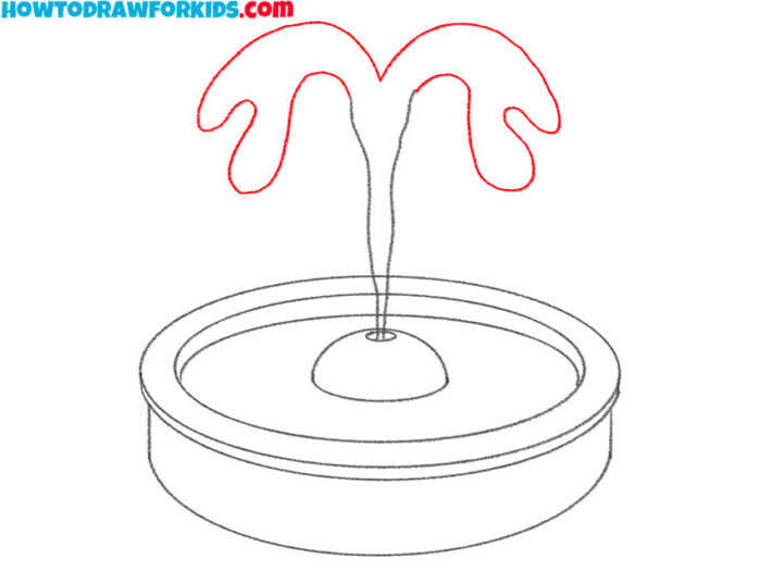 How to Draw a Fountain Easy Drawing Tutorial For Kids