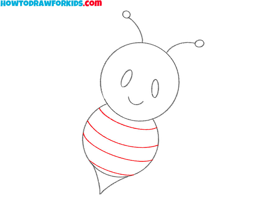 how to draw a bee art hub