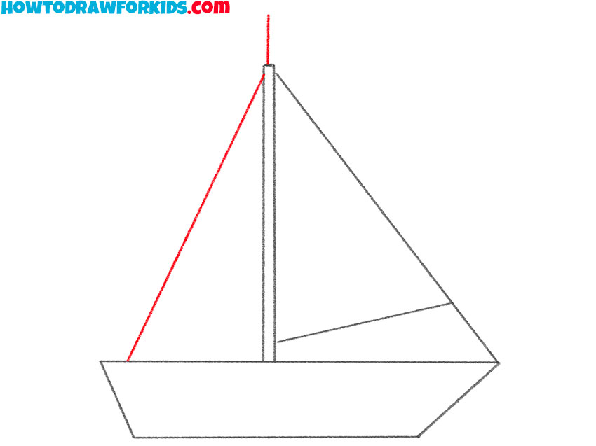 how to draw a boat realistic