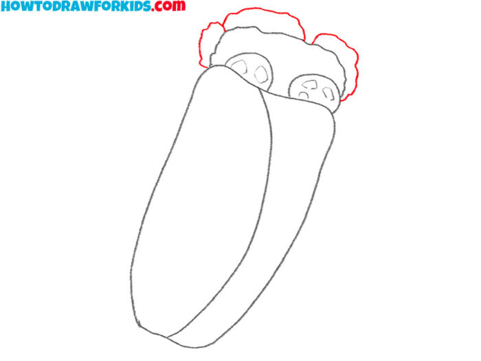 How to Draw a Burrito Easy Drawing Tutorial For Kids