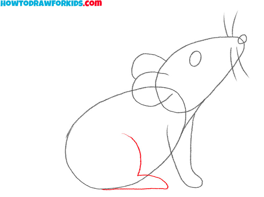 how to draw a cartoon mouse