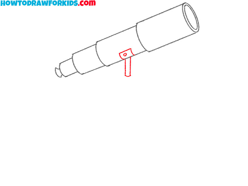 how to draw a telescope for beginners