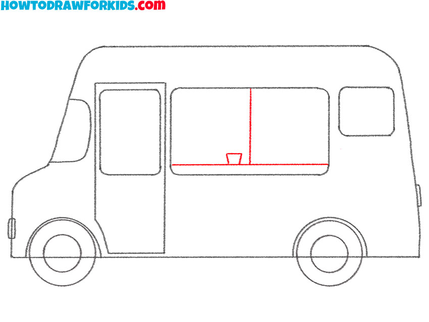 how to draw an ice cream truck for kindergarten