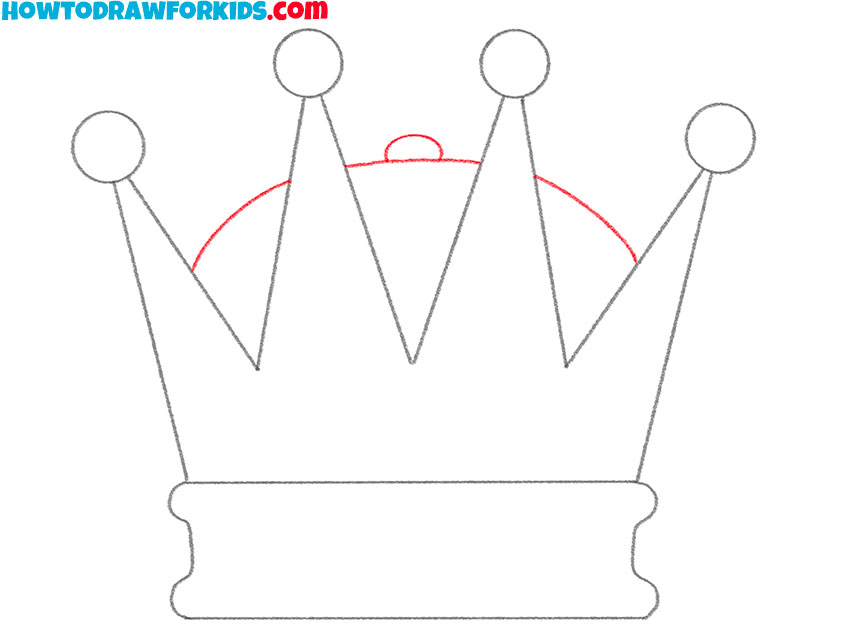 king crown drawing guide