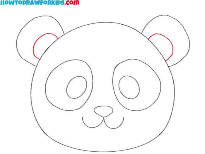 How to Draw a Panda Face - Easy Drawing Tutorial For Kids