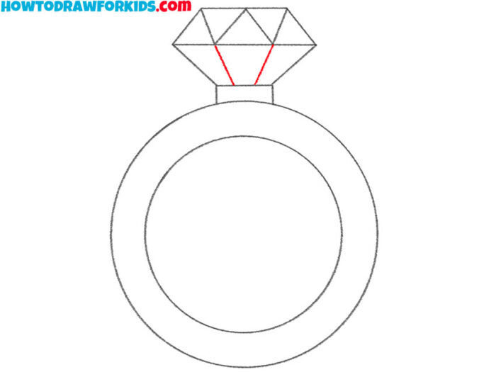 How to Draw a Wedding Ring - Easy Drawing Tutorial For Kids